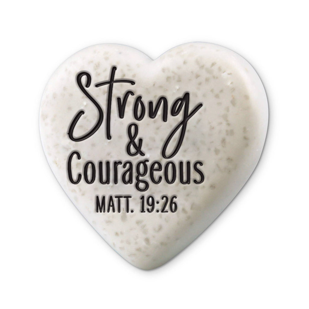 LCP Strong & Courageous - Heart Stone