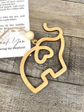 Story Ornament - Elephants- The Unbreakable Bond- Sisterhood
