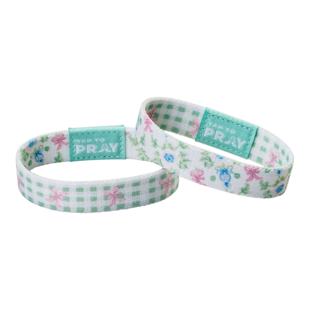 Tap To Pray® Wristband – Flower Basket: Medium