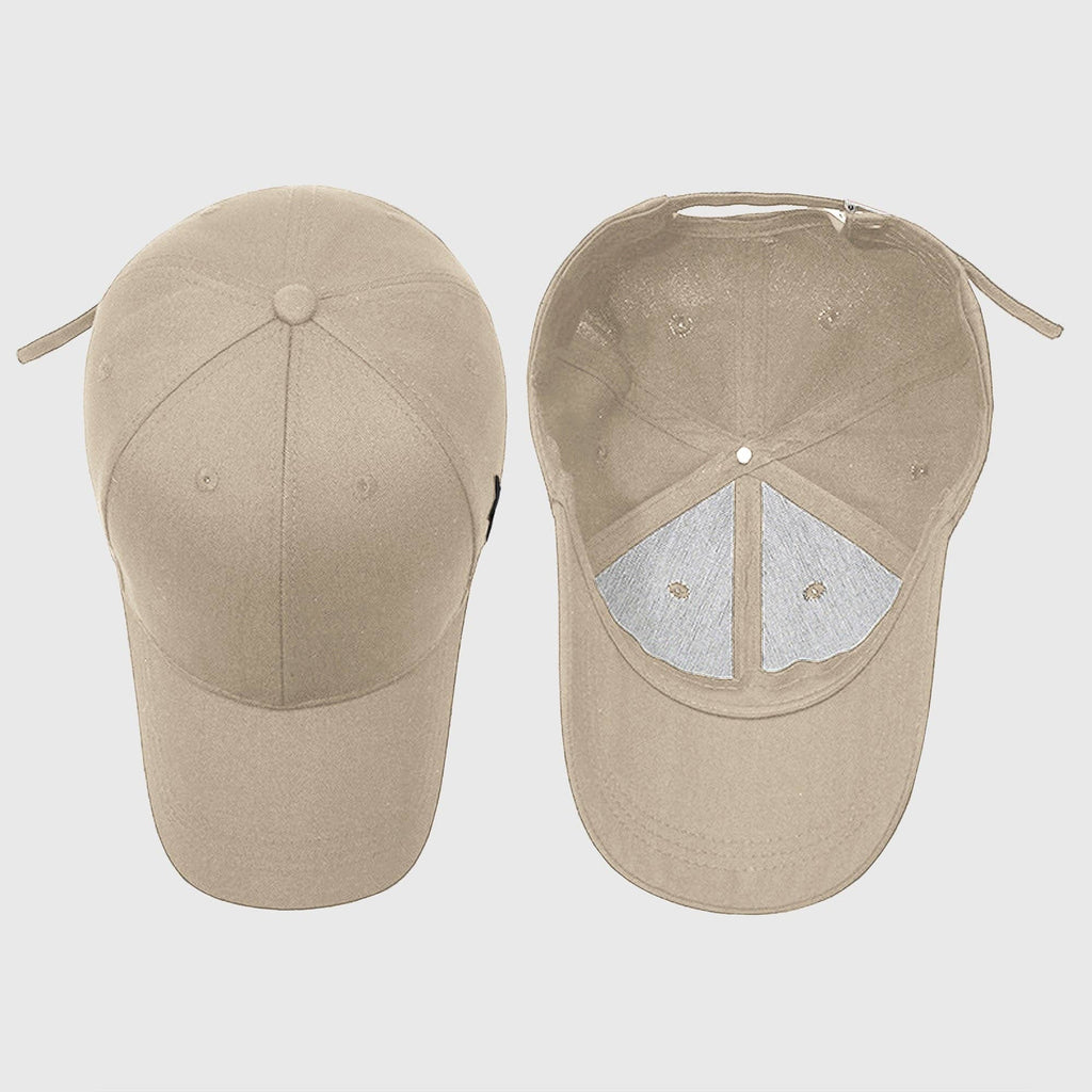 Unisex Baseball Cap with Cross Embroidery: Black / One Size Fits Most