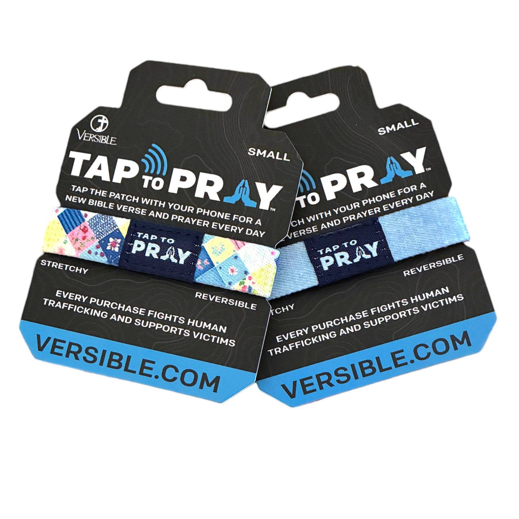 Tap To Pray® Wristband – Patchwork - Love Like Jesus: Small