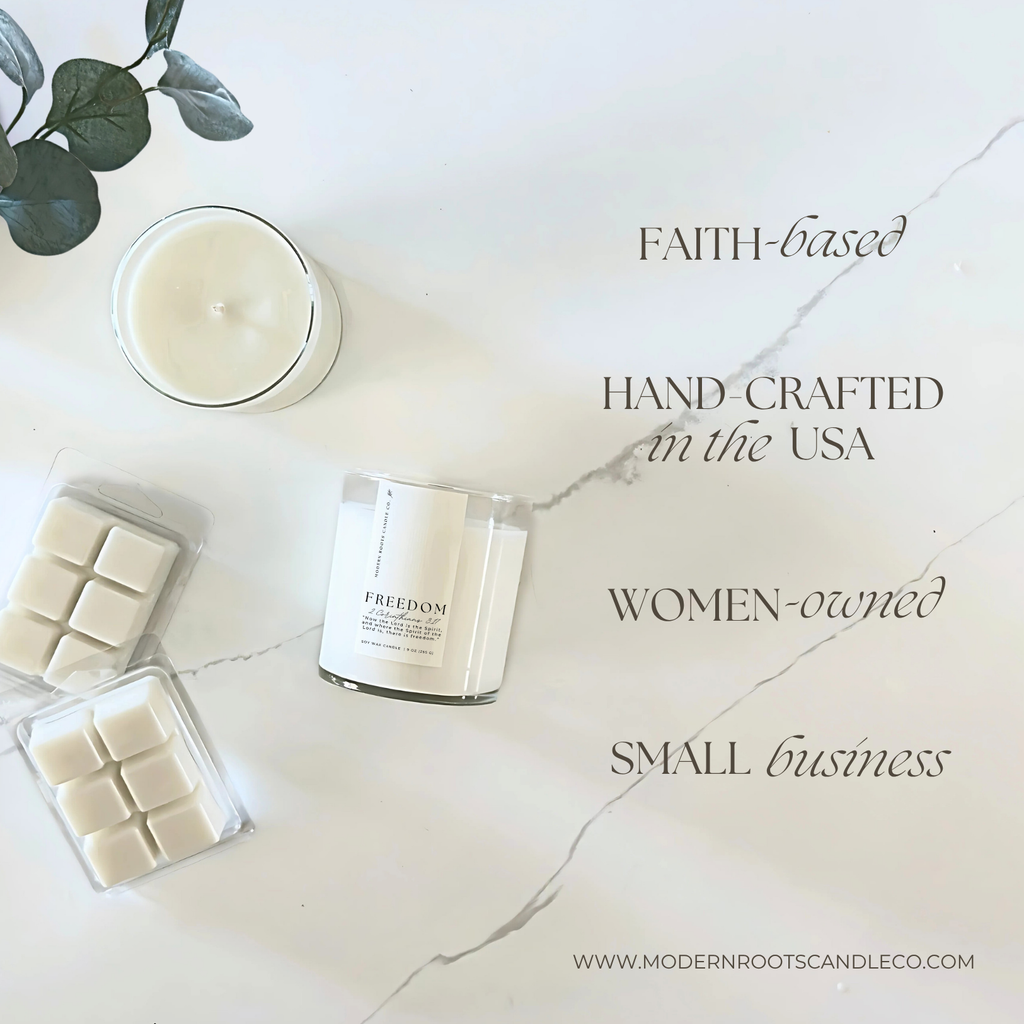 Freedom | Baked Apple Pie | 9 oz. Clear Jar Soy Candle: Natural Wood Lid