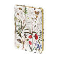 A5 Vegan Leather Hardcover Daily Planner -Greens and Flowers