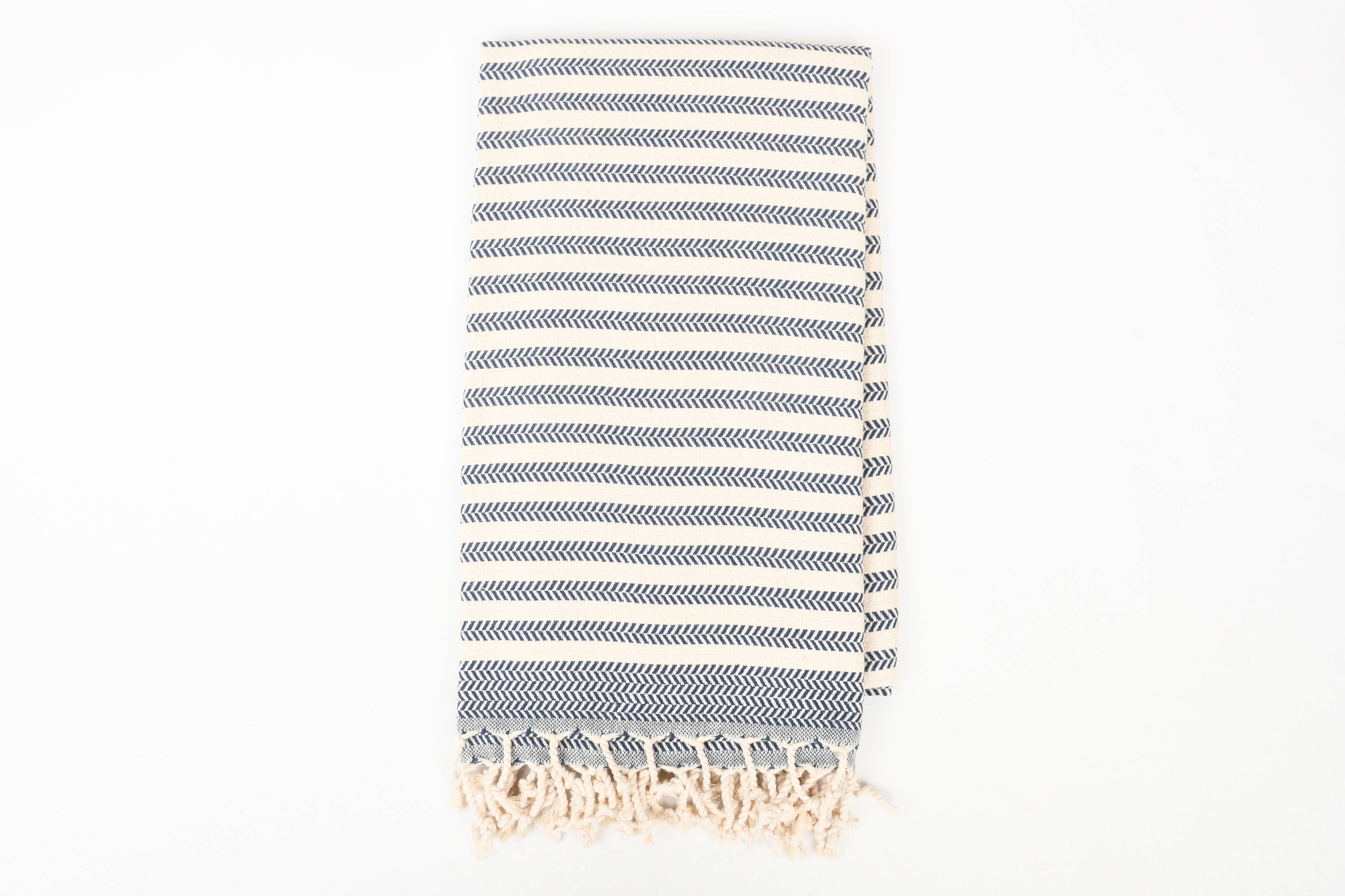 Handwoven Turkish Cotton Towel – Embroidery Beach/Hand Towel