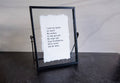 I Put My Faith In Jesus Hymn Lyrics Typed Print in Floating