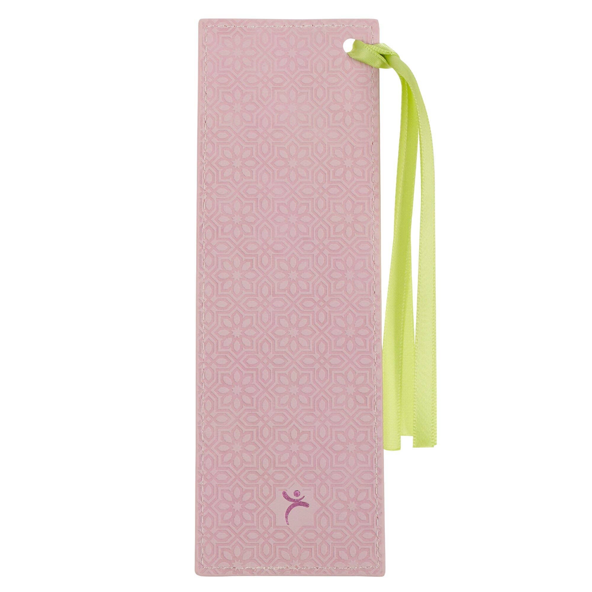Bookmark Faux Leather Pink Grace 2 Cor. 12:9
